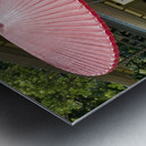 Japan. Tokyo. Traditional wedding ceremony at Meiji Jingu Shinto shrine Metal print