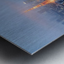 Japan. Tokyo. Aerial view of Tokyo Tower at dusk Metal print