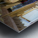 Japan. Kyoto. Nice girls in Chion-in temple Metal print