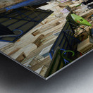 Jerusalem Israel. Portrait of a woman from Palestine Metal print