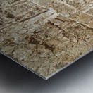 Jerusalem Israel. Orthodox jews praying at the wailing wall Metal print