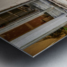 Jerusalem Israel. Portrait of an old arab beggar man in the old city Metal print