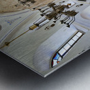 Jerusalem Israel. The Hurva Synagogue also known as Hurvat Rabbi Yehudah he-Hasid Metal print