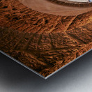 Jerusalem Israel. Orthodox jews praying at the wailing wall Metal print