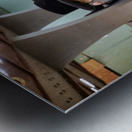 Jerusalem Israel. Orthodox jews praying at the wailing wall Metal print