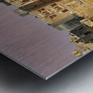 India Rajasthan jaisalmer. The walls at sunset Metal print