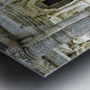 India Rajasthan. Jain Old Temples in Ranakpur Metal print