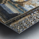 India Rajasthan Bundi. Decorations and paintings at Taragarh Fort Metal print