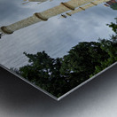 India Agra. The Taj Mahal Palace Metal print