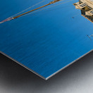 Vannes Brittany France. Boats moored at the port Metal print