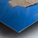 Dinan Brittany France. Maison de la Harpe and Tour de lHorloge Metal print