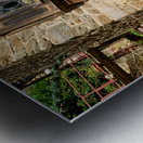 Dinan Brittany France. Timber houses Metal print