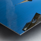 Dinan Brittany France. Tour de lHorloge clock tower Metal print