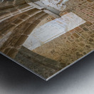 Mont Saint Michel Normandy France. The interior of the abbey. Promenoir des Moines Metal print