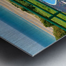 Colleville sur Mer. France. The Normandy American Cemetery and Memorial Metal print