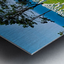 Colleville sur Mer. France. The Normandy American Cemetery and Memorial. Grave markers at the cemetery Metal print