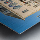 Honfleur Normandy France. The town Hall Hotel de Ville Metal print