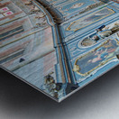 Strasbourg Alsace France. The protestant church Saint Pierre le Jeune Metal print