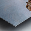 Colmar Alsace France. Alsace Wine Route. The timber framed houses in Petite Venise Metal print