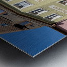 Germany Bavaria Romantic Road. The historical buildings of Fussen. Metal print