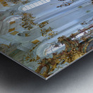 Germany Bavaria Romantic Road. The Pilgrimage Church of Wies Wieskirche Metal print