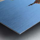 Germany Bavaria Romantic Road. Historische Altstadt Dinkelsbuhl. Old Town Metal print