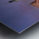 Germany Bavaria Romantic Road. Rothenburg ob der Tauber. Herrngasse the main street downtown Metal print