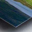 Winding road in Vatnsfjordhur. Iceland Metal print