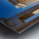 Athens Greece. Propylaea the gate at the entrance of the Acropolis Metal print