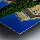 Athens Greece. The Zappeio Hall used as a conference center Metal print