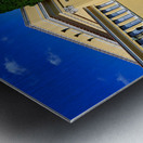 Athens Greece. The Zappeio Hall used as a conference center Metal print