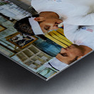 Syria. Bakdash the best ice cream in Damascus Metal print