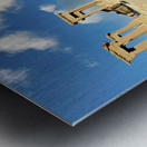 Syria. The ancient city of Palmyra. The tetrapylon Metal print