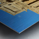 Syria. The ancient city of Palmyra. Temple of Bel Metal print