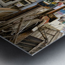 Syria. Damascus. A second hand shop Metal print