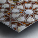 Istanbul Turkey. Topkapi Palace. Decorated door in the Harem Metal print