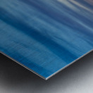 Istanbul Turkey. The Maidens tower on the Bosphorus and Blue Mosque Hagia Sophia at sunset Metal print