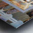 Morocco Fez. Sale of traditional moroccan sweets in the Medina Metal print