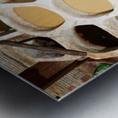 Morocco Fez. Tannery Sidi Moussa in the Medina Metal print