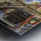 Jordan. Jordan river. Baptism site. The place where Jesus was baptized Metal print