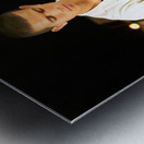 Morocco Marrakesh. Snails for dinner in the street Restaurants in Djema el Fna square Metal print