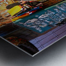 Morocco Marrakesh. Sale of dried fruit in the souk Metal print