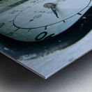 Mongolia. An old-fashioned vintage Petrol Station Metal print