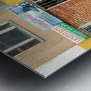 Mongolia. Street life in Ulaanbaatar Metal print