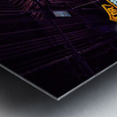 Welcome to Las Vegas sign. MGM Grand Hotel. Las Vegas Nevada USA Metal print