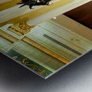 Venetian masks at the lobby of venetian Hotel. Las Vegas Nevada USA Metal print