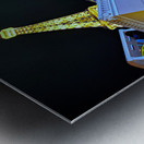 The Strip by night. Las Vegas Nevada USA Metal print