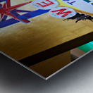 Starbucks Coffee. Caesars Palace Hotel. Las Vegas Nevada USA Metal print