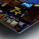 Roulette table at the Casino of Caesars Palace Hotel. Las Vegas Nevada USA Metal print