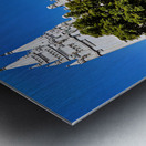 Salt Lake Mormon Temple. Salt Lake City Utah USA Metal print